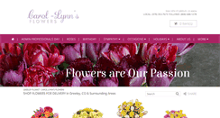 Desktop Screenshot of carol-lynnflowers.com